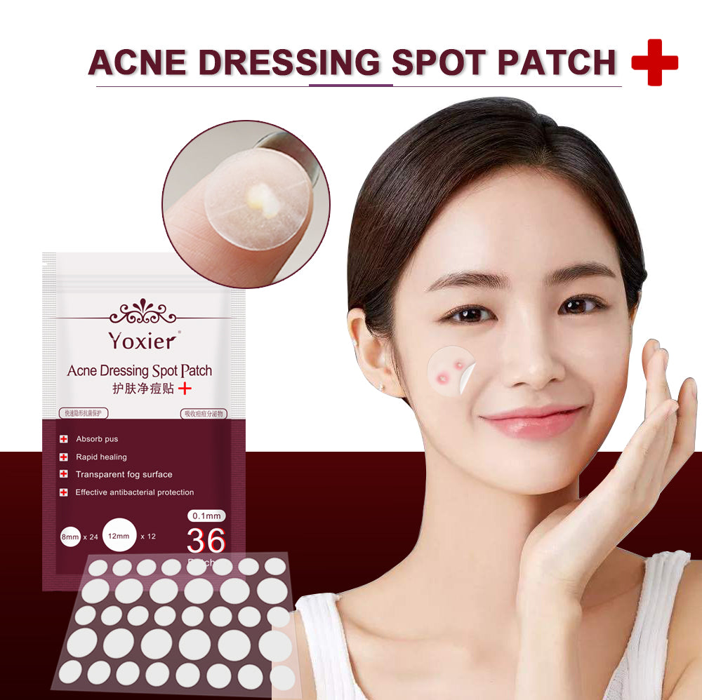 Yoxier Acne Patch – Invisible Spot Treatment Stickers (36 pcs) | Fast Acne Healing | لاصقات علاج حب الشباب غير مرئية