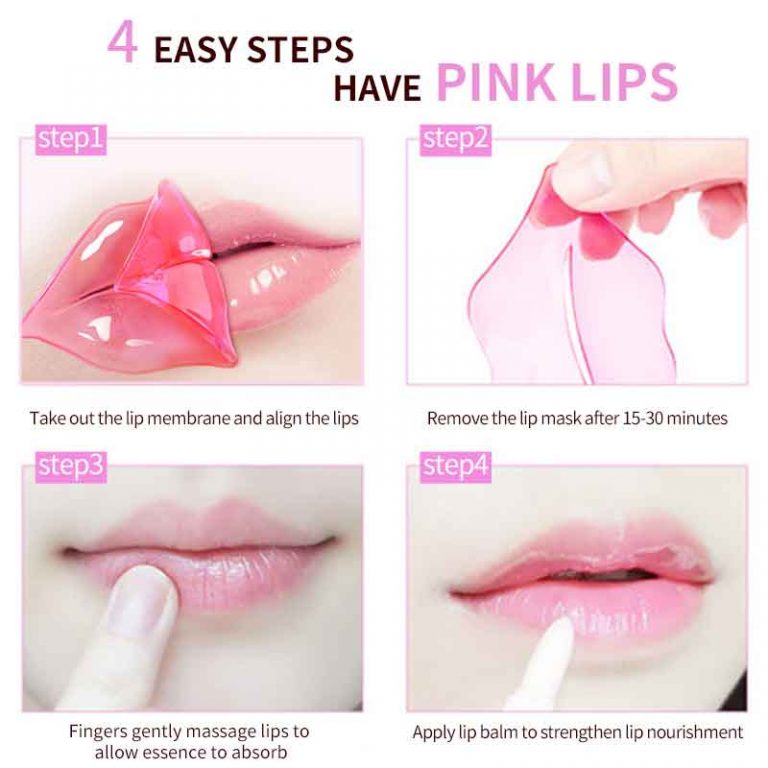 Cherry Blossom Hydrogel Lip Mask | قناع الشفاه الهيدروجيل بزهر الكرز (22 قطعة)