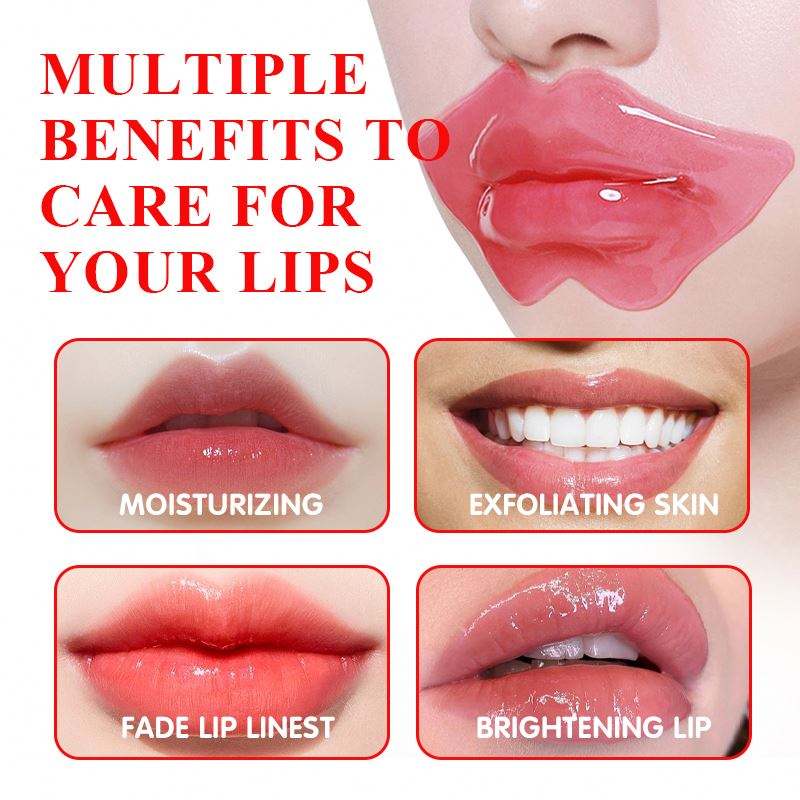 Cherry Blossom Hydrogel Lip Mask | قناع الشفاه الهيدروجيل بزهر الكرز (22 قطعة)